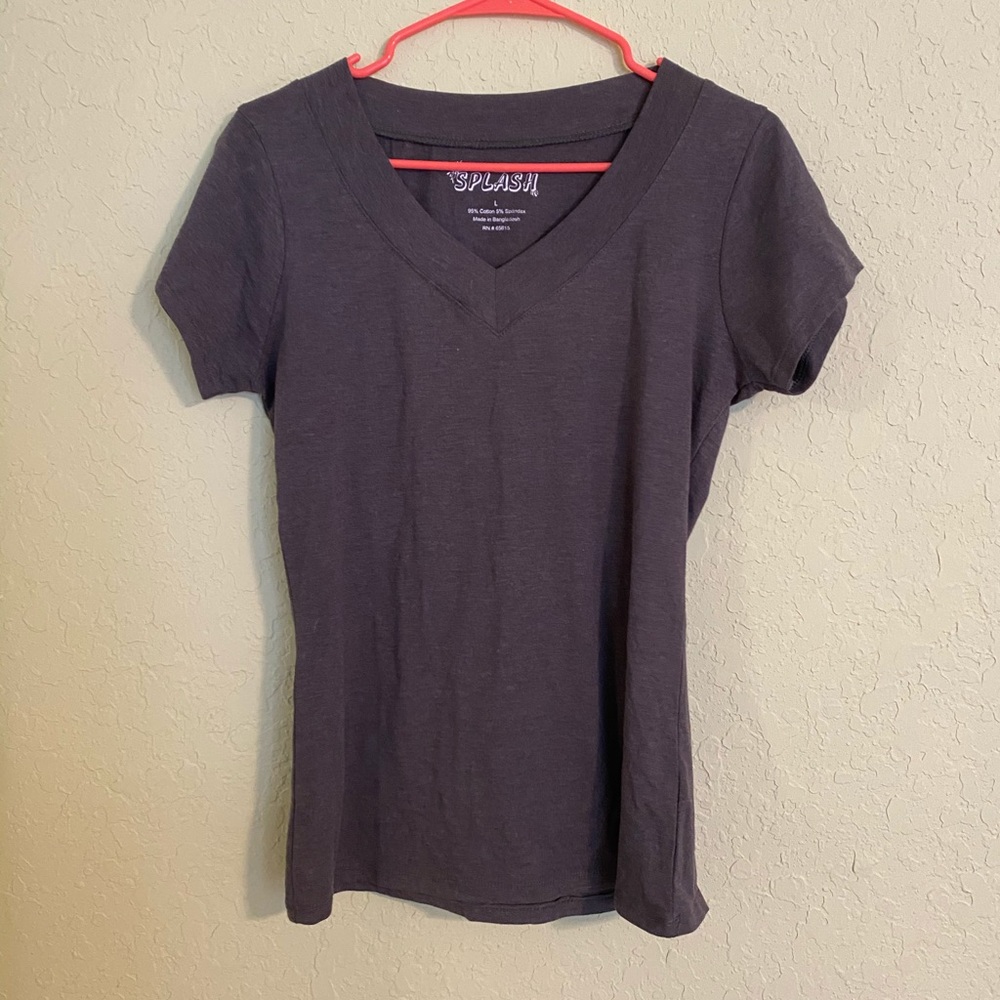 Splash Large Grey T-Shirt